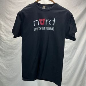 Gildan University of Utah‎ College of Engineering Nerd T-Shirt Black M